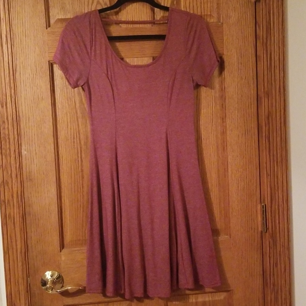 Light Red Tee Shirt Dress